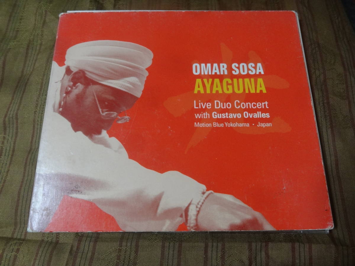 ☆オマール・ソーサOmar Sosa(p) Gustavo Ovall(perc)/Ayaguna 横浜 Motion Blueライブ盤 中古CD拍卖