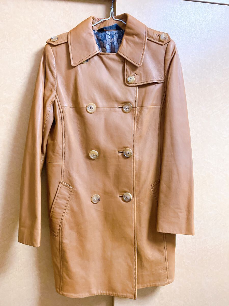 新品未使用 Paul Smith ポールスミス ブラックレーベル ラムレザー コート ジャケット Mサイズ拍卖