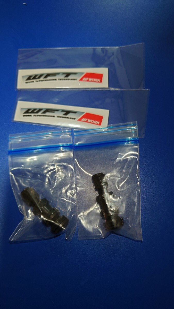 ワーク CR極 kiwami WORK エアバルブ ホイール ステッカー 2枚 2個 未使用拍卖