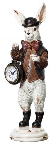 ラビットクロック ウサギ オブジェ 置き時計 インテリア 時計 雑貨 飾り 置物 おしゃれ かわいい拍卖