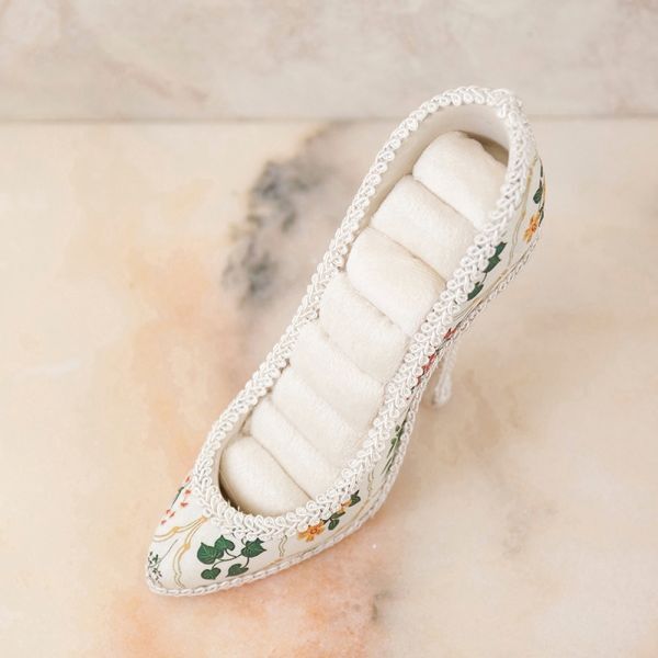 アクセサリーホルダー リングホルダー リング 指輪 ハイヒール型 クラシカル フラワー インテリア 雑貨 飾り 小物拍卖