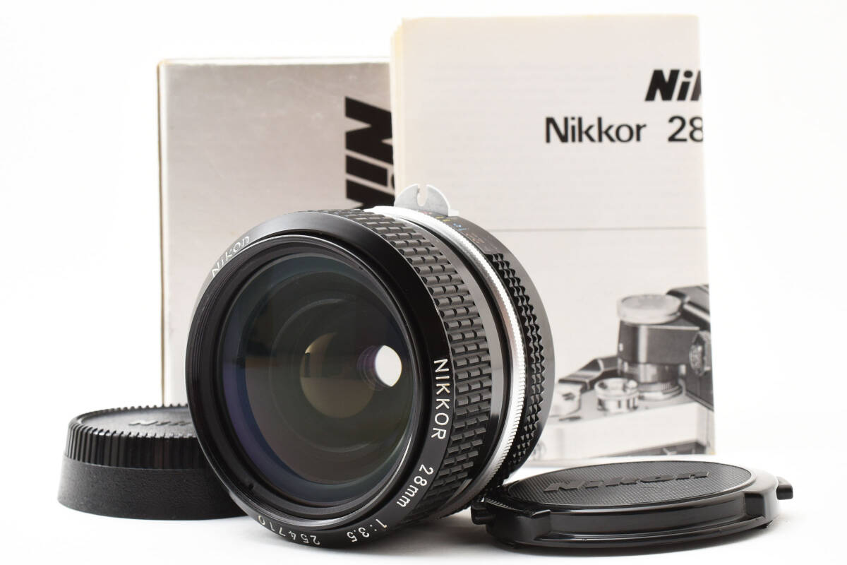 Nikon Nikkor 非Ai 28mm F3.5 MF ニコンレンズ #2248983拍卖