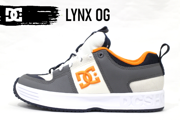 DC SHOES★29cm★LYNX OG★グレー/ホワイト★期間限定モデル★スニーカー★スケシュー拍卖