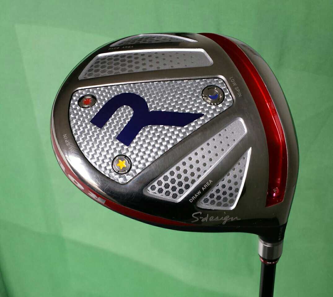 RODDIO ロッディオ Sデザイン オーバーサイズ ドライバー F-TUNE シルバー 艶消し PENTACROSSWEB S-7 フレックス TX (HC付) ★中古★拍卖