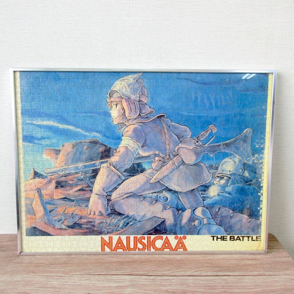 完成済 糊付 風の谷のナウシカ 戦闘 750ピース ジグソーパズル SFG-703 宮崎駿 ジブリ the battle ディスプレイ 壁掛け/ガ 1028-25拍卖