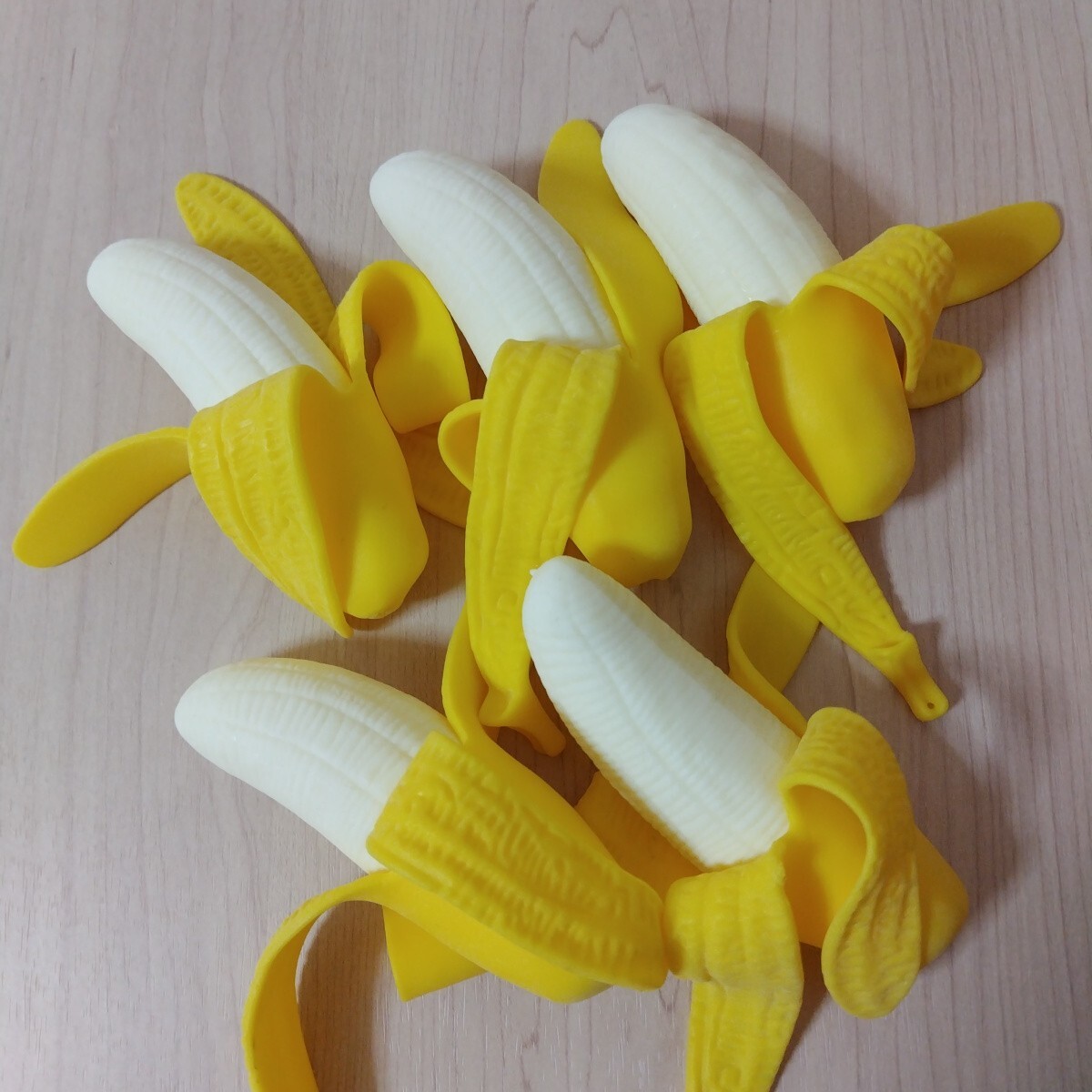 バナナ BANANA スクイーズ モーリーファンタジー限定 5本 セット 本物そっくり もちもち リアル ★非売品・新品・未使用★拍卖