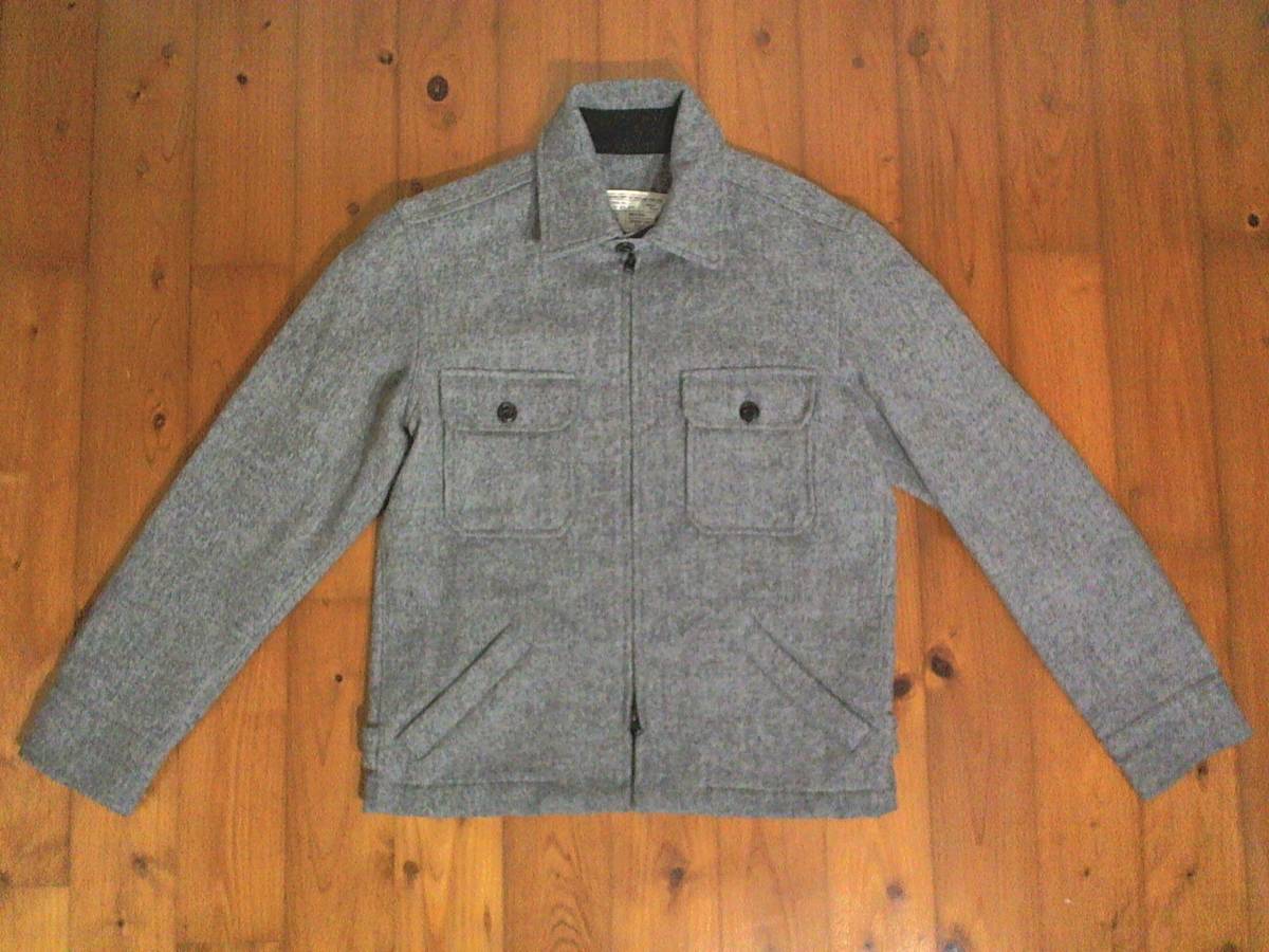 ☆美品☆バックナンバー【BACK NUMBER】ジップアップ ジャケット ジャンパー M グレー 灰色拍卖