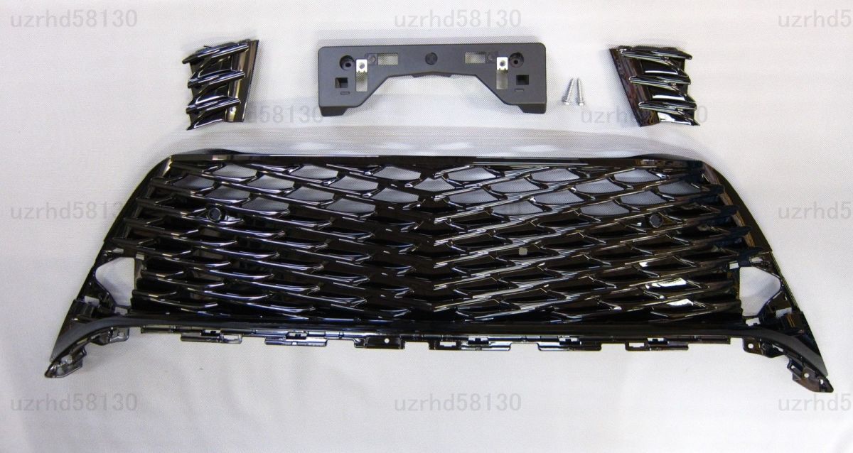 トヨタ純正 80ハリアー PHEV ロアグリル バンパーグリル フロントバンパー カメラ穴無タイプセット TOYOTA拍卖