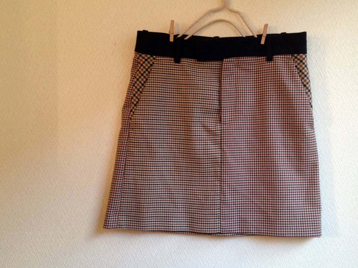 ★美品★ZARA ザラ★可愛い千鳥格子のミニスカート★USAXSサイズ★2197拍卖