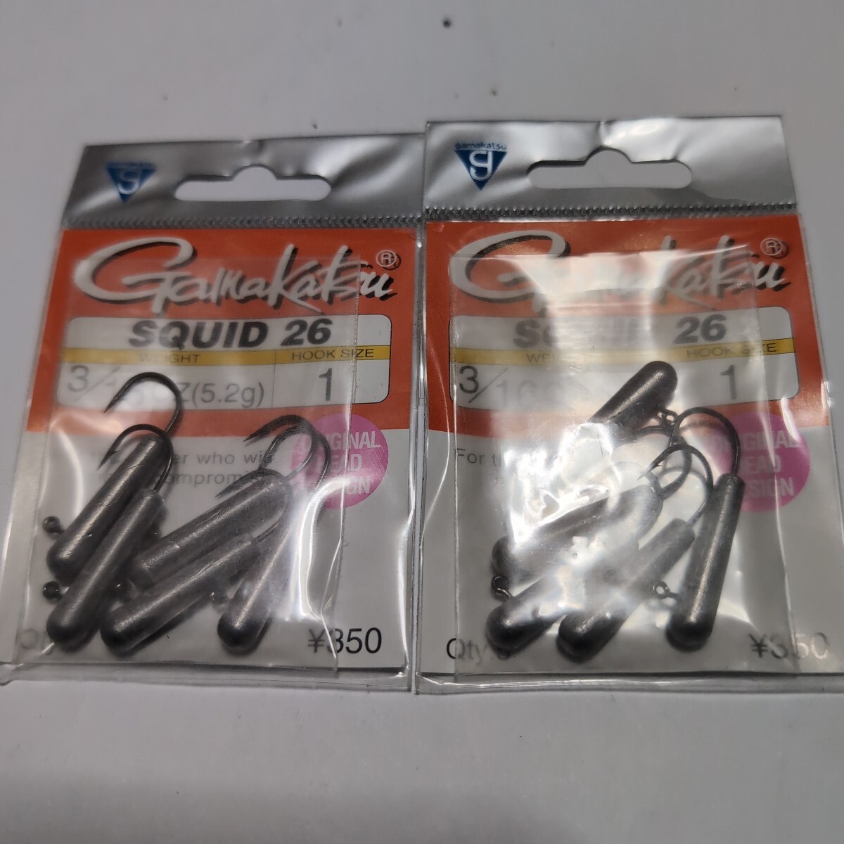 ■新品■がまかつ■スクイッド26■3/16oz、#1■2パックセット■2拍卖