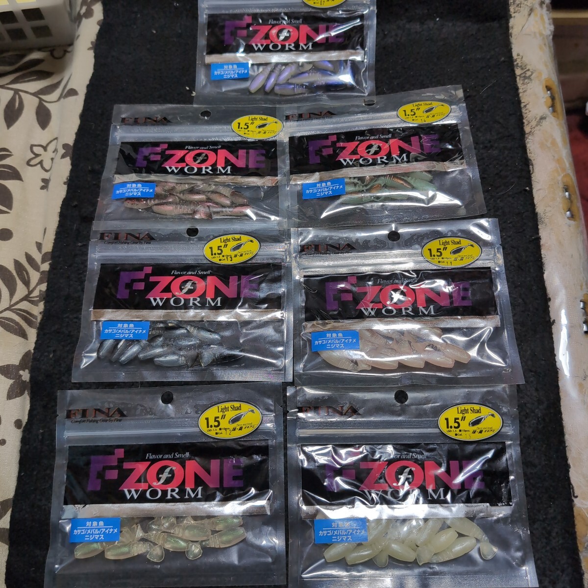 ■新品■フィナ■F-ゾーン■ライトシャッド■1.5インチ、10本入、7色セット■2拍卖