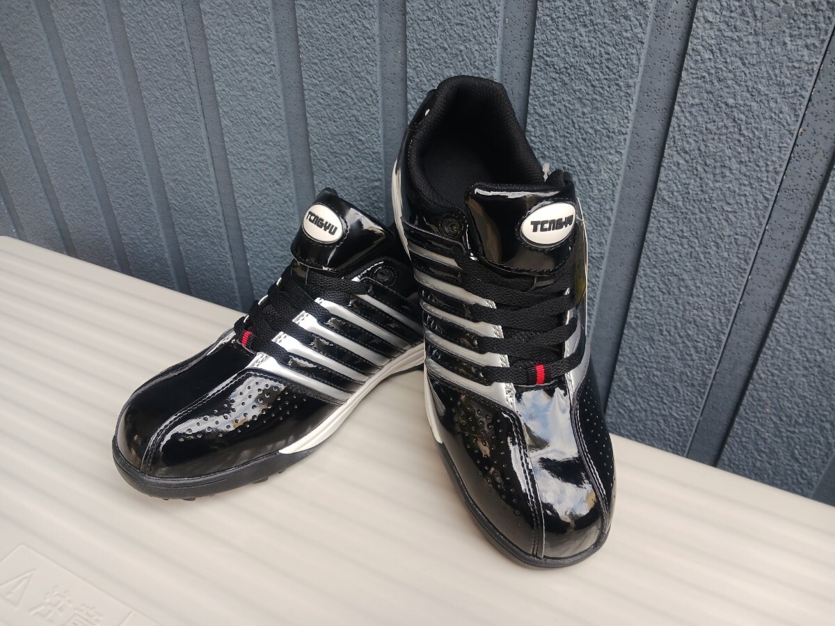 1686 富士手袋FUJITE天牛№5008セーフティースニーカー25㎝黒 樹脂製先芯 新品未使用安全靴ローカット軽量紐タイプ安全スニーカー (寅壱拍卖