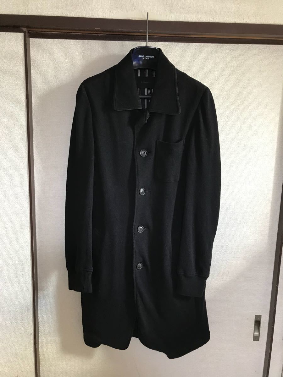 【格安!】【大人気商品】 LOUNGE LIZARD ラウンジリザード ロングコート 裏地ストライプ 即決早い者勝ち拍卖