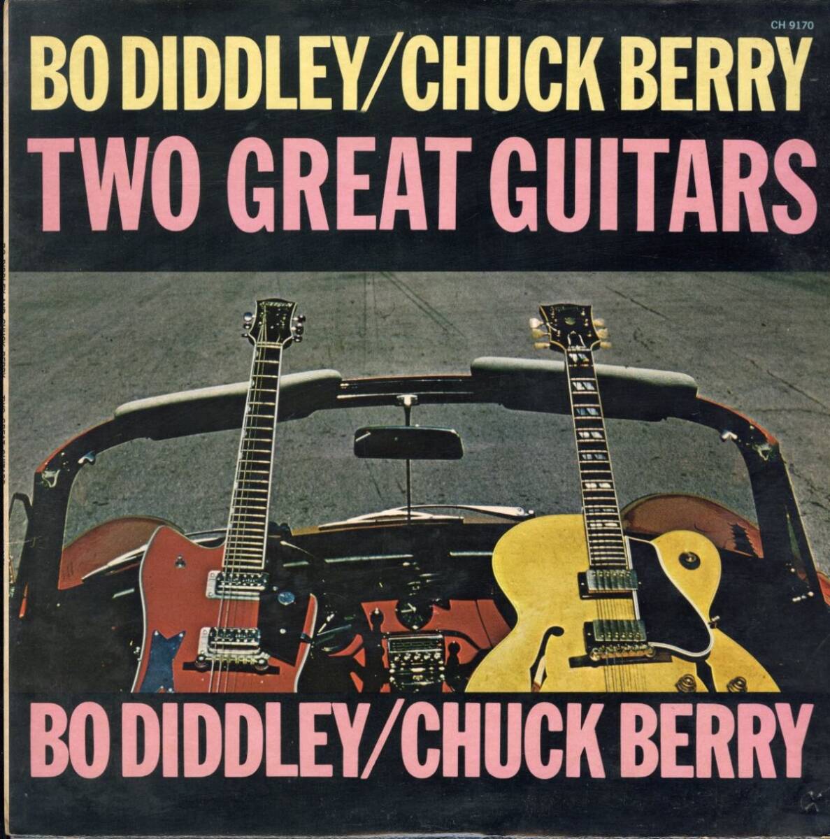 84年 USプレスLP!Bo Diddley / Chuck Berry / Two Great Guitars【Chess / CH 9170】ボー・ディドリー チャック・ベリー ロックンロール拍卖