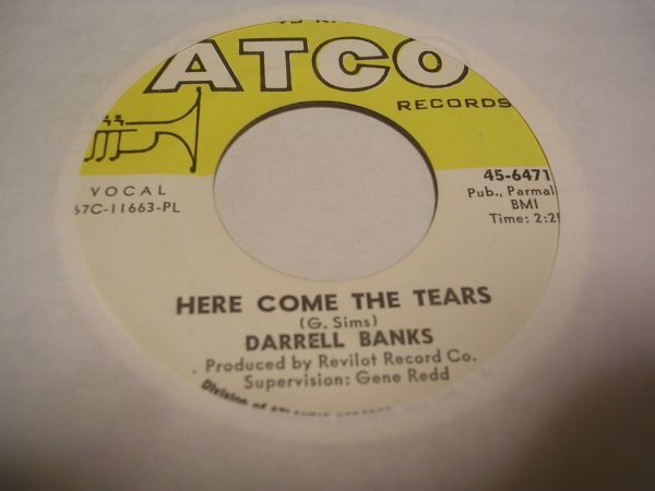 ★SOUL45★DARRELL BANKS/HERE COME THE TEARS拍卖