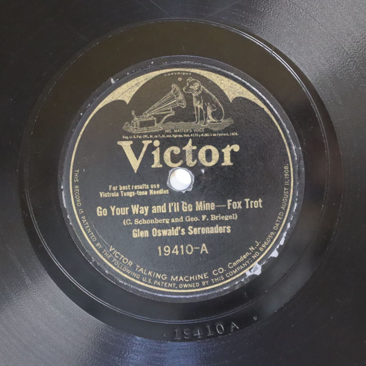 SA28/SP盤/グレン・オズワルド・セレナーデ/わが道を行く/おおピーター/19410拍卖