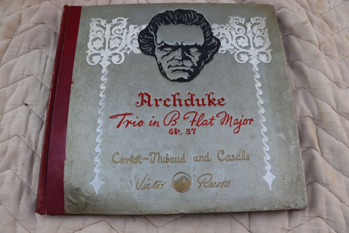 Y11/SP盤/5枚組/コルトー(ピアノ)/ティボー(ヴァイオリン)/カザルス(チェロ)/ベートーヴェン:ピアノ三重奏曲第7番/8196-8200拍卖