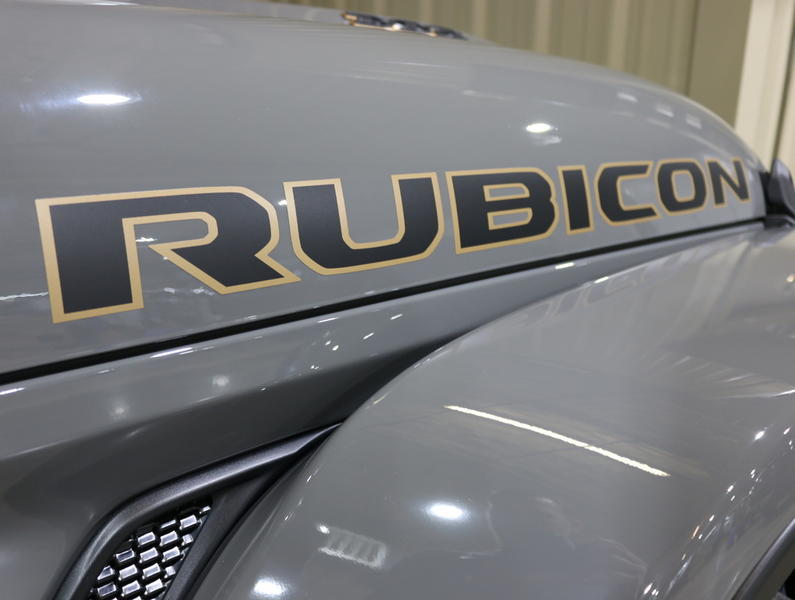 JLラングラー・ラングラーアンリミテッド 【RUBICON】ルビコン サイドデカール ブロンズ×ブラック 【Chrysler JEEP純正部品 MOPAR】拍卖