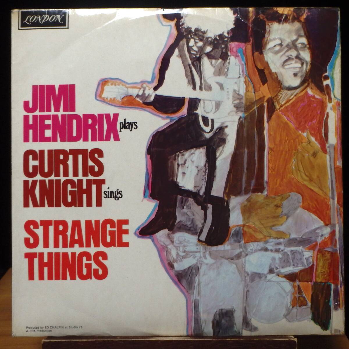 【WB334】JIMI HENDRIX & CURTIS KNUGHT 「Strange Things」, 68 UK Original/ペラジャケ ★サイケデリック・ロック/R&B拍卖