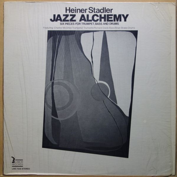 Free Jazz◆USオリジ◆マイナーレーベル◆Heiner Stadler - Jazz Alchemy Six Pieces For Trumpet, Bass And Drums◆超音波洗浄拍卖