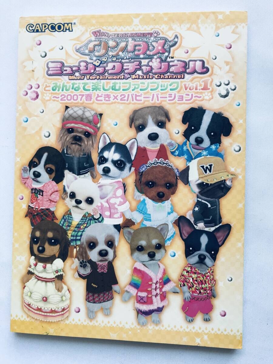 ワンタメ ミュージックチャンネルとみんなで楽しむファンブック Vol.1 2007春どき×2パピーバーション 攻略本 初版 ガイド Wantame Music拍卖