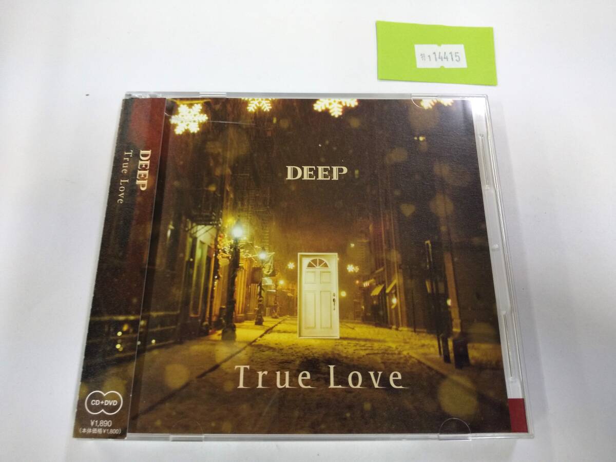 万1 14415 True Love / DEEP (CD+DVD) :帯付き ※ケース蓋左上にキズあり拍卖