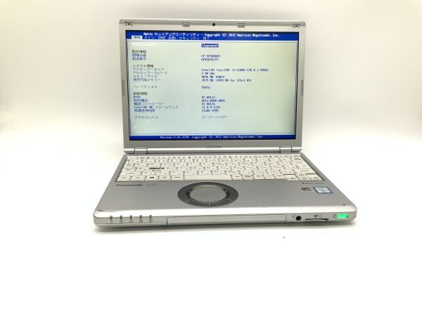 ■Panasonic Let’s note CF-SZ5ADAKS■Core i5-6300U/メモリ4GB/SSD・HDDなし/パナソニックレッツノートパソコン【J192】拍卖