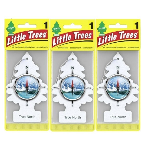 Little Trees リトルツリー エアフレッシュナー 釣り下げ式芳香剤 トゥルー・ノース USDM 3枚セット拍卖