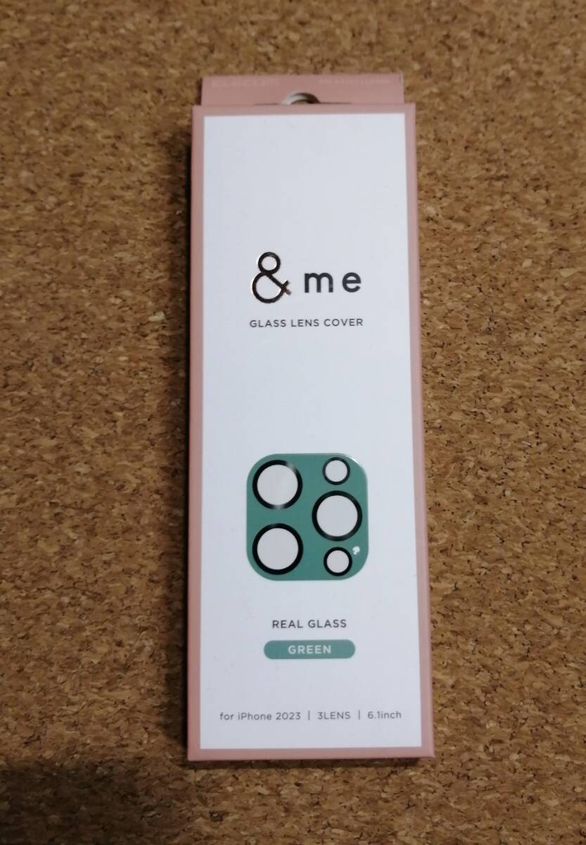 エレコム iPhone 15 Pro レンズフィルム ガラス &Me パレットカラー グリーン PM-A23CFLLP1GN 4549550289627拍卖