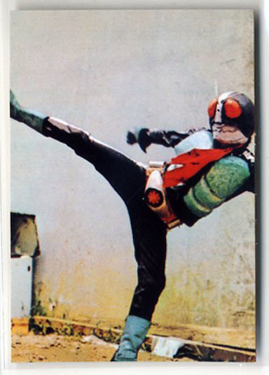 ◆防水対策 厚紙補強 カルビー 仮面ライダーチップスカード(1999 復刻版) 42番 仮面ライダーの秘密・8 トレカ 即決拍卖