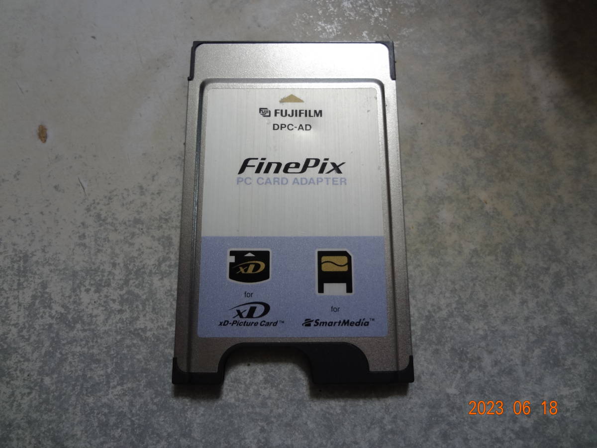 PCカード 富士フィルム PCカードアダプター DPC-AD スマートメディア xDピクチャー ジャンク品拍卖
