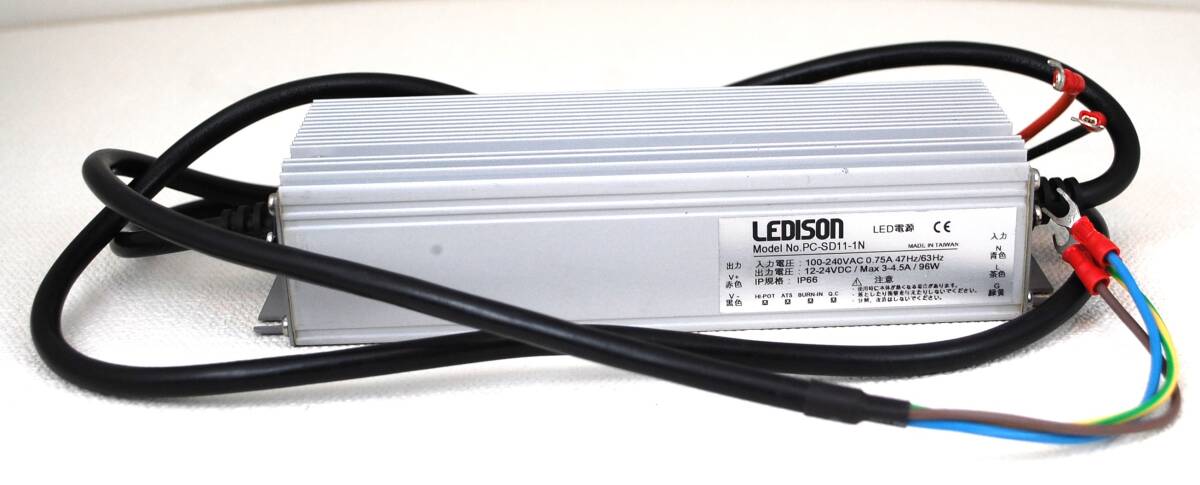 003★20%OFF【在庫処分】新品・未使用品・即納■LED電源・LEDISON入力電圧:100-240VAC0.75A 出力電圧:47Hz/63Hz 12-24VDC/Max3-4.5A/96W拍卖