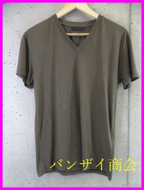【送料300円可】001m55◆正規品◆PRADA プラダ 半袖Tシャツ S/カットソー/ジャケット/ブルゾン/コート/ニット拍卖