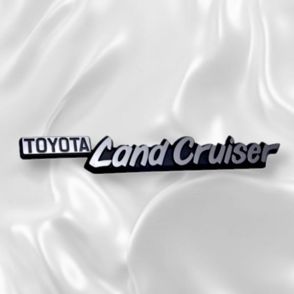 トヨタ TOYOTA Land Cruiser サイド エンブレム ランクル40 ランドクルーザー 40系 BJ40 BJ41 BJ43 BJ44 FJ40V FJ40 サイドエンブレム 新品拍卖