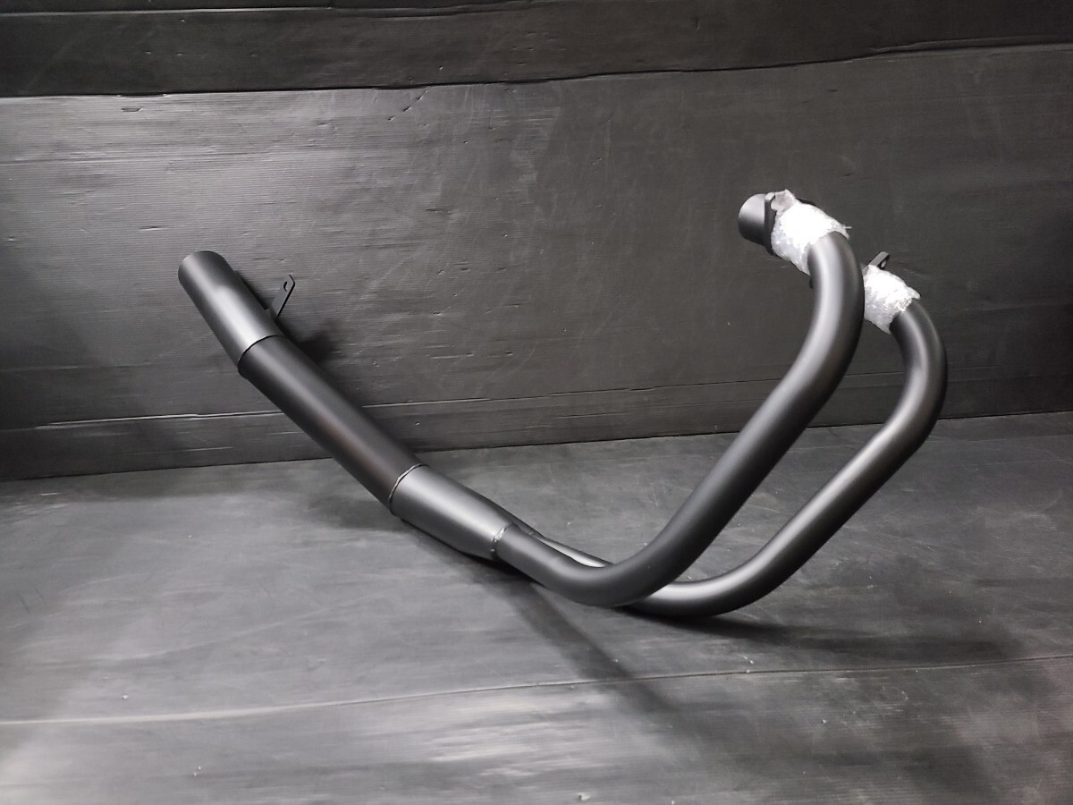 Z250FT ショート管 ブラック マフラー【新品】 国内生産 カワサキ ツインマフラー拍卖