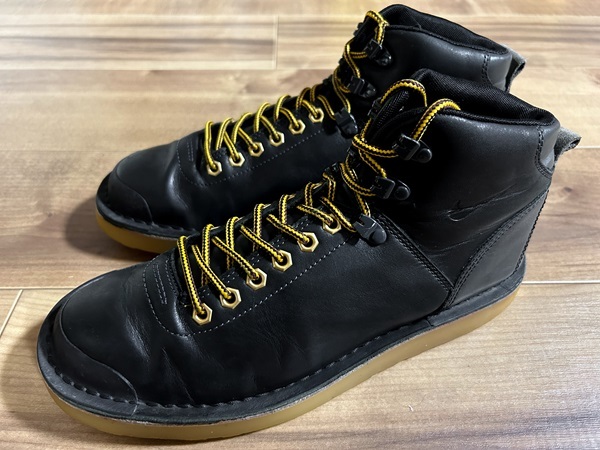 良品、レア! NIKE ナイキ AIR MAGMA 2012 エア マグマ 2012 黒 ブラック 25cm US7 ACG オールド アプローチ モック トレッキング 登山靴拍卖