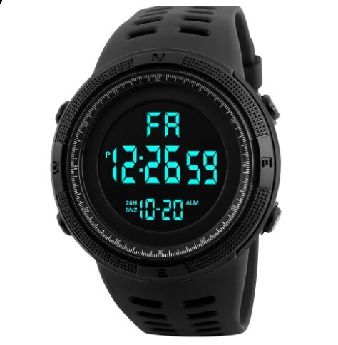AAG023:メンズミリタリースポーツウォッチ 多機能デジタルウォッチ 耐水性 電子時計拍卖