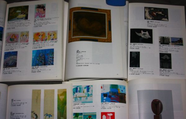 y2707☆毎日オークション カタログ 図録 2011年10月ー 2012年1月 内、5冊 絵画 版画 彫刻 アンティーク 骨董 古玩 古美術拍卖