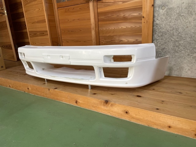 ☆☆スーパーメイド☆S13シルビア用 純正オプション形状 フロントエアロバンパー FRP製☆★拍卖