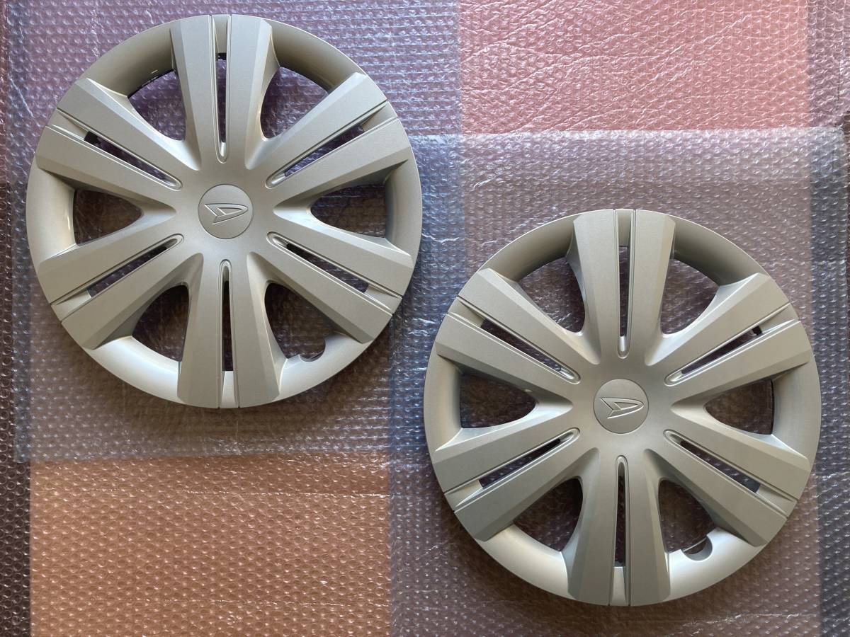 ☆ 新車添付 未使用品 ダイハツ タント 純正 14in スチールホイール用 ホイールキャップ 42602-B2510 2枚セット ☆②拍卖