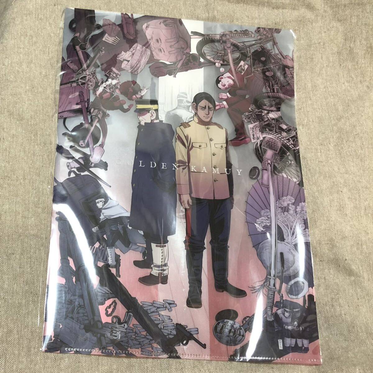 ゴールデンカムイ クリアファイル 月島基&鯉登音之進 ゴールデンカムイ展 月島軍曹 鯉登少尉 月島 鯉登 第七師団拍卖