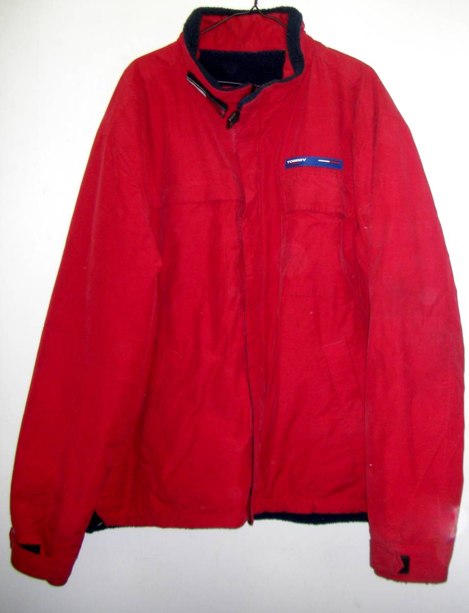 TOMMY JEANS(トミー ジーンズ) 防寒着 ジャンパー 赤 中古 サイズXXL/XXG/XXG拍卖
