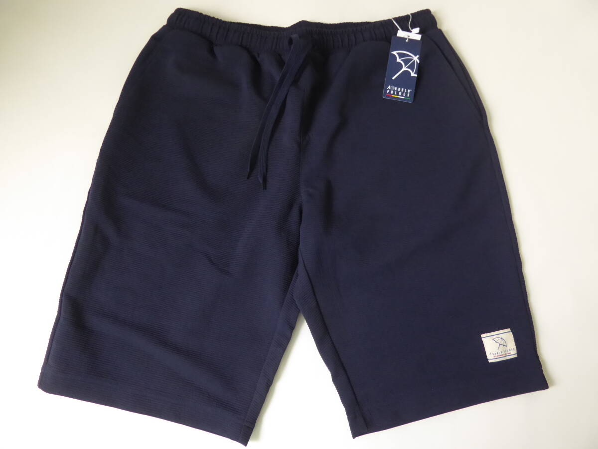 ARNOLD PALMER アーノルドパーマー カジュアル ストレッチ ハーフパンツ L 紺 ①拍卖