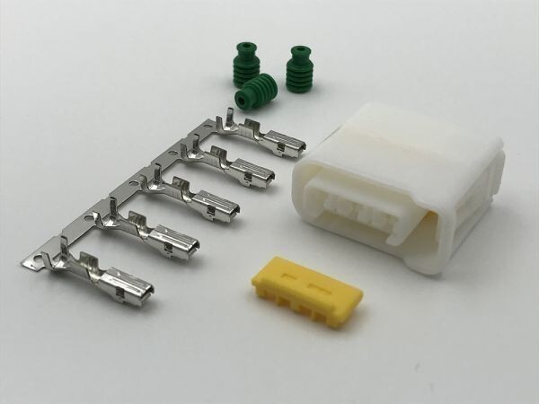 【ダイハツ イグニッションコイル カプラー 予備端子 1セット 白】 3極 純正 コネクター 検索用) L250S L260S L250V L260V L700S L701S拍卖