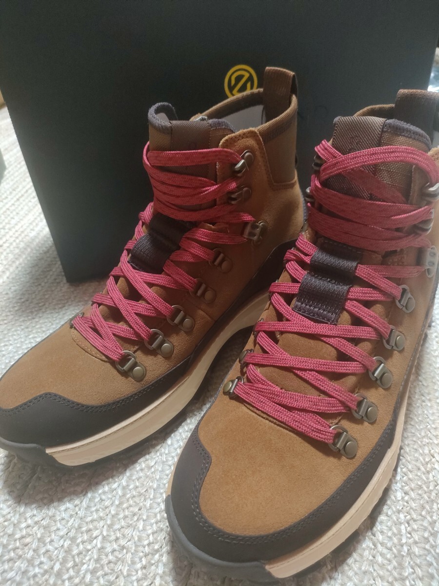 新品 定価42900 Cole Haan コールハーン ゼログランド ハイカー ブーツ 25.5cm ZERO GRAND ブラウン 防水 メンズ拍卖