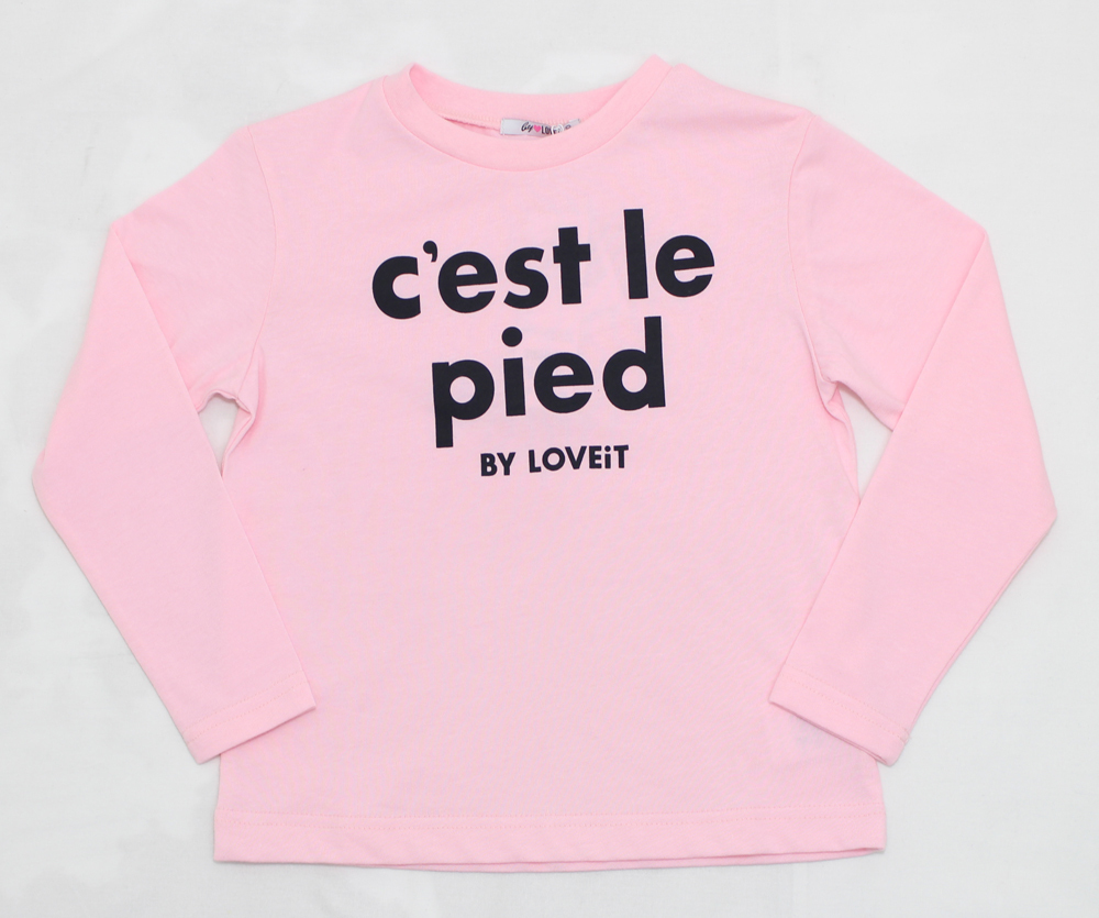 最終OFF【By LVEiT】160/バイラビット/Tシャツ/ピンク拍卖