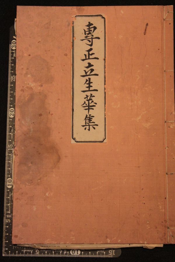 【旧家蔵出し】★古書『専正立生華集』明治期 池坊専正★(うぶだし/生け花/華道/和綴じ本/木版画/当時物)拍卖