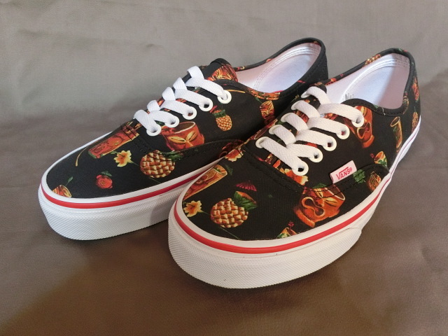 USA購入 貴重 アメカジ定番 バンズ【Vans】オーセンティック【Authentic】(Hoffman) BLK/CARIBBEA 24.5㎝ 新品 未使用拍卖
