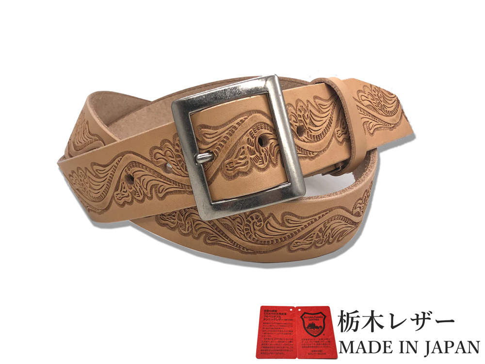 新品 栃木レザーベルト 本革 牛革 メンズ レディース ナチュラル 国産 日本製 ヌメ レザー クラフト 40mm カジュアル W044NTS拍卖