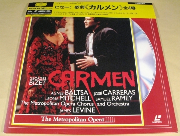 LD(レーザー)◆ビゼー:歌劇『カルメン』全曲◆帯付美品!拍卖